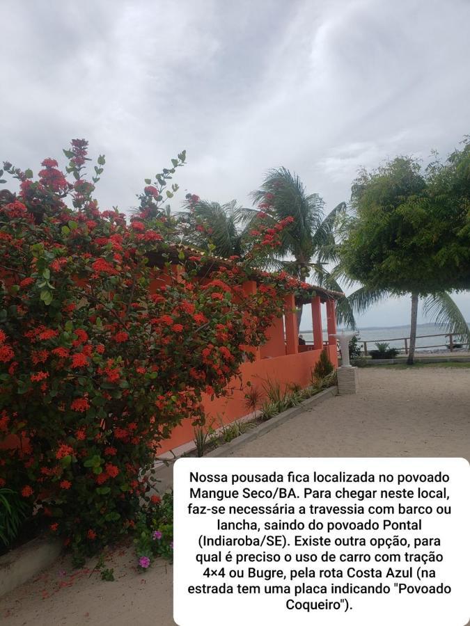 Pousada Grao De Areia Beira Mar Mangue Sêco Zewnętrze zdjęcie